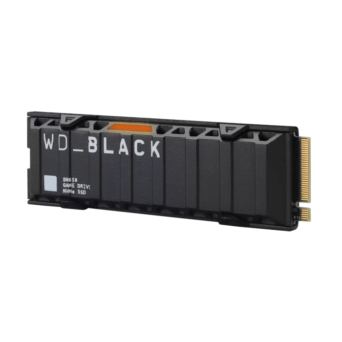 เอสเอสดี WD BLACK SN850 500GB PCIe 4x4/NVMe M.2 2280 WITH HEATSINK WDS500G1XHE - SpeedCom