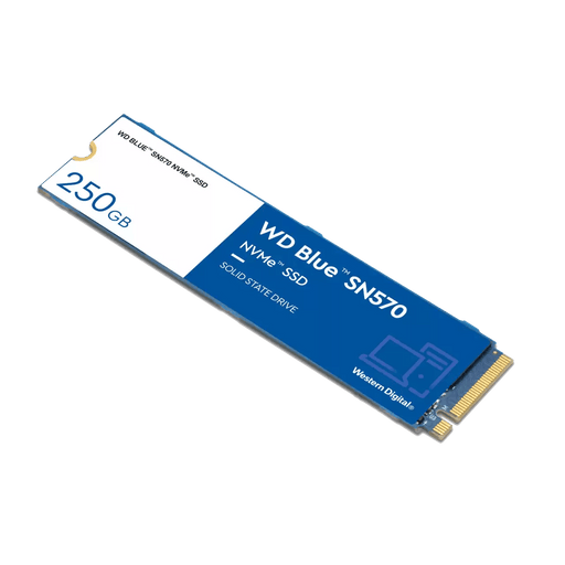 เอสเอสดี WD BLUE SN570 250GB PCIe 3x4/NVMe M.2 2280 WDS250G3B0C - SpeedCom