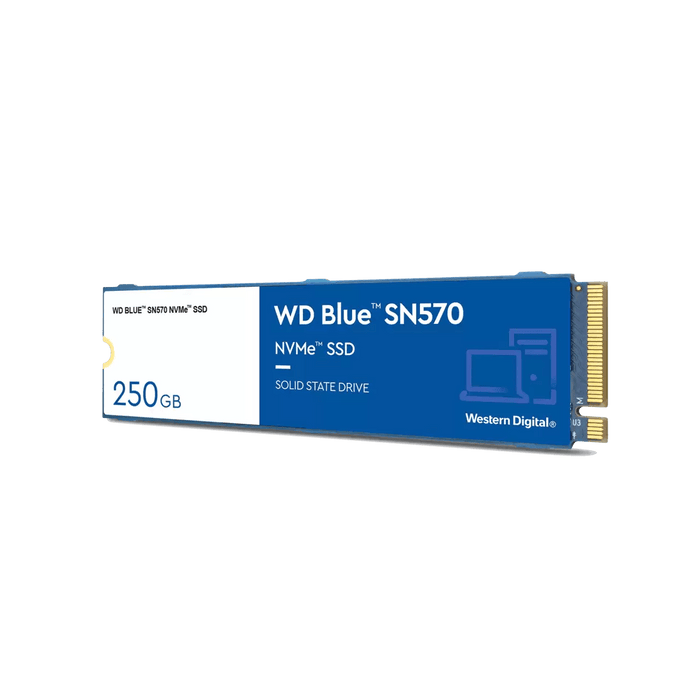 เอสเอสดี WD BLUE SN570 250GB PCIe 3x4/NVMe M.2 2280 WDS250G3B0CSpeedCom