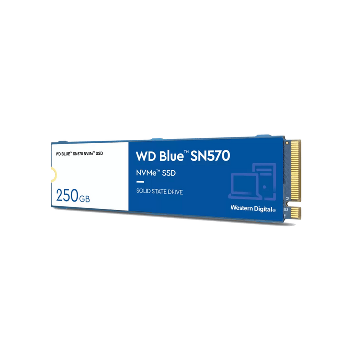 เอสเอสดี WD BLUE SN570 250GB PCIe 3x4/NVMe M.2 2280 WDS250G3B0C - SpeedCom