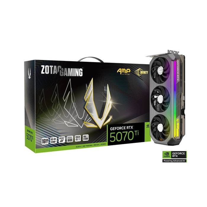 การ์ดจอ ZOTAC GeForce RTX 5070 Ti AMP Extreme INFINITY 16GB GDDR7 - SpeedCom